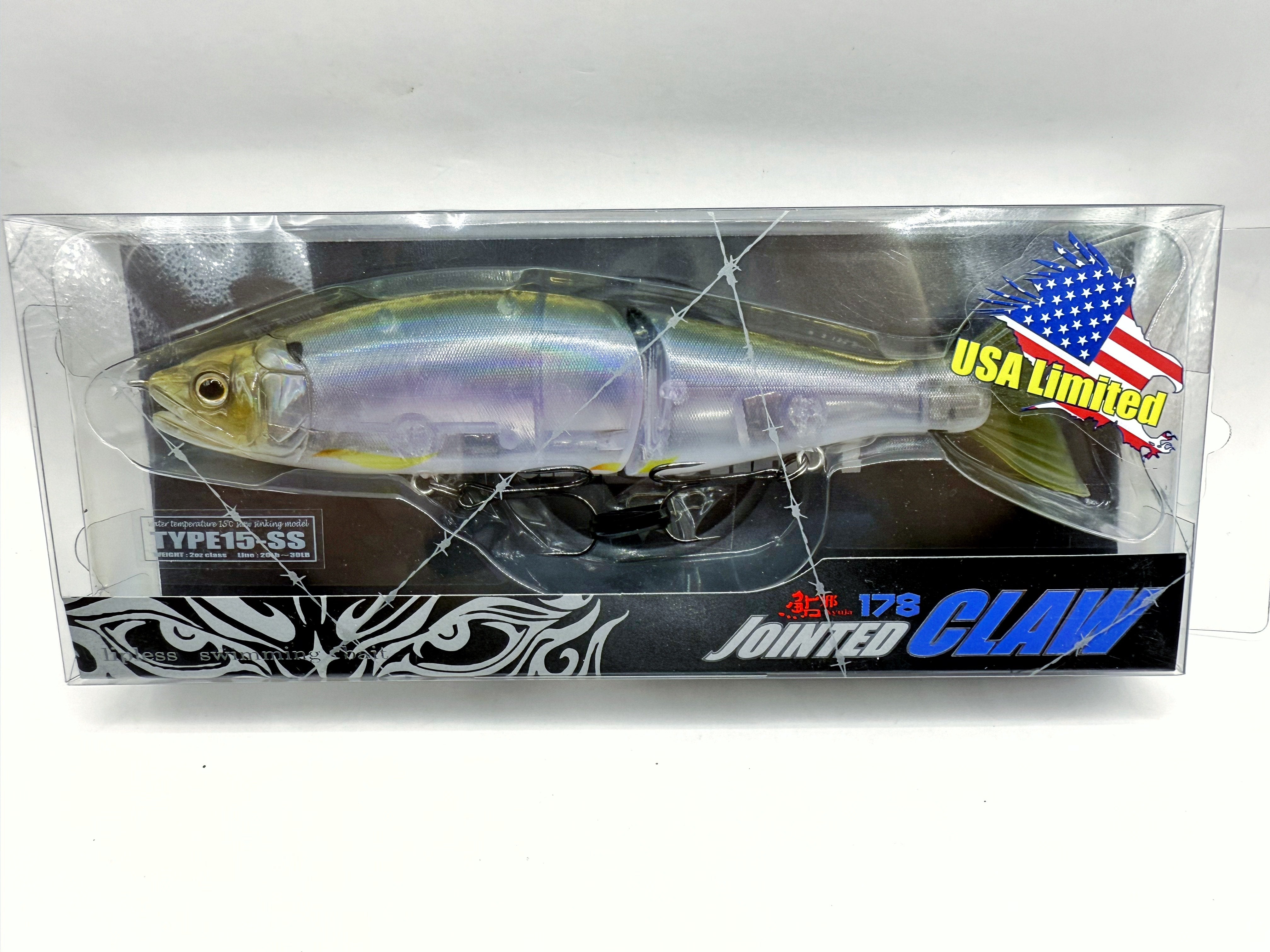 ルアー・フライ GAN CRAFT x WDS JOINTED CLAW 178 Gan Craft Jointed Claw 178 SS – Clearlake Outdoors