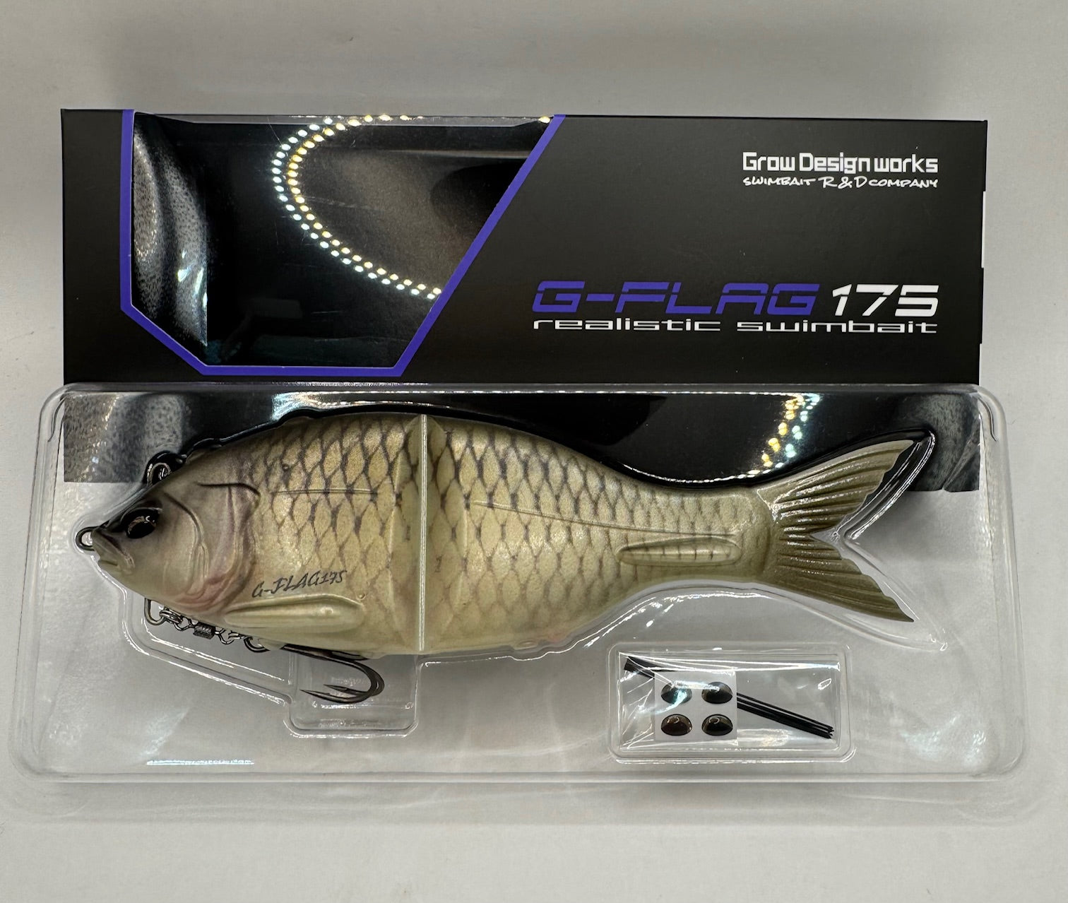 Grow Design Works Flag 170 re-Target A Soft Swimbait Lure for Bass